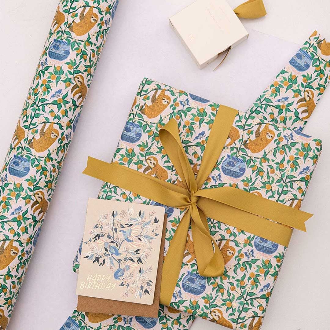 Gift Wrap Roll 3m | Sloth