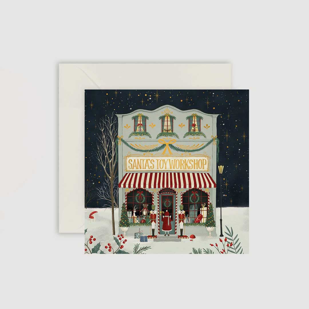 Small Christmas Card | Santas Toy Workshop