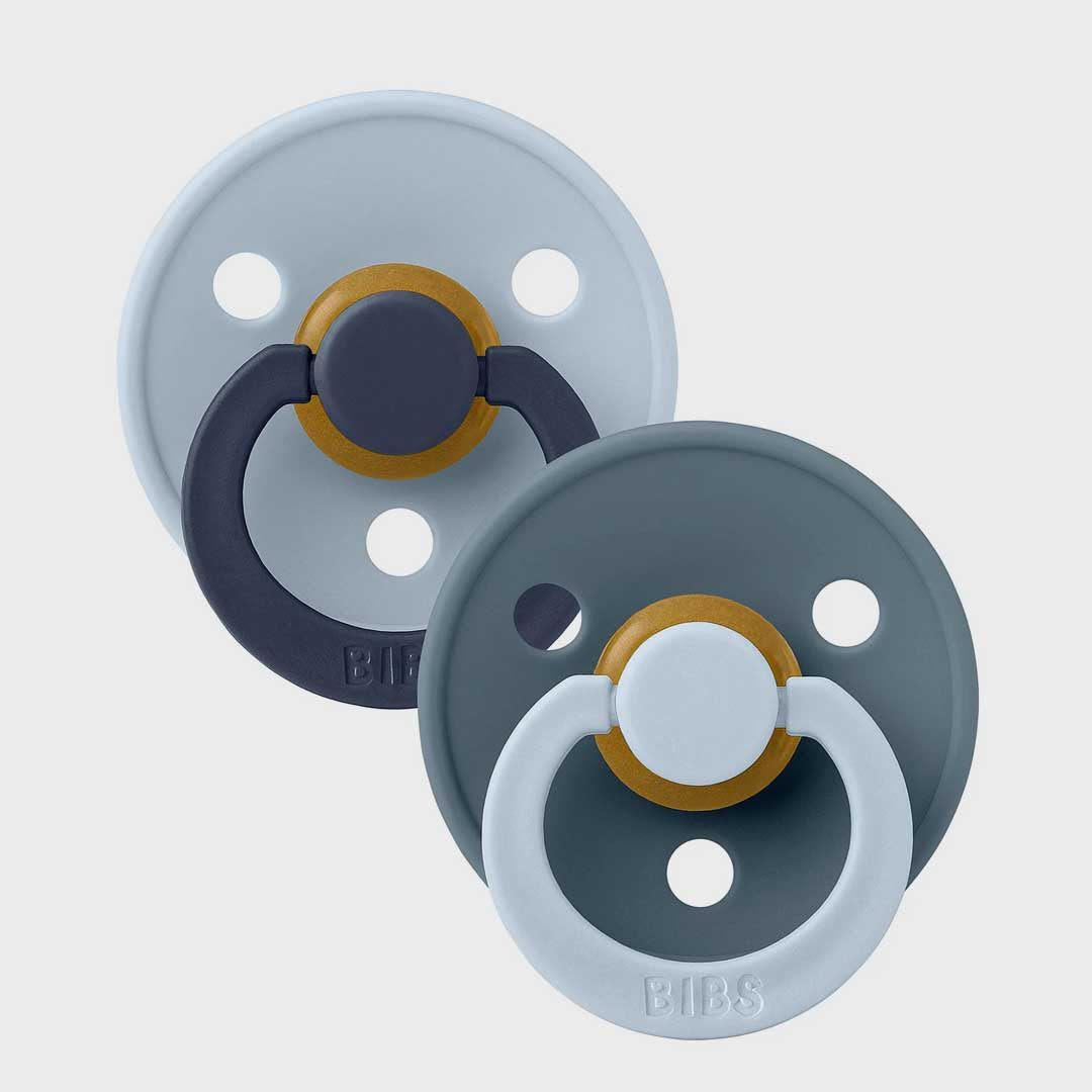 Bibs Dummies Fusion Colour | Baby Blue Petrol Mix