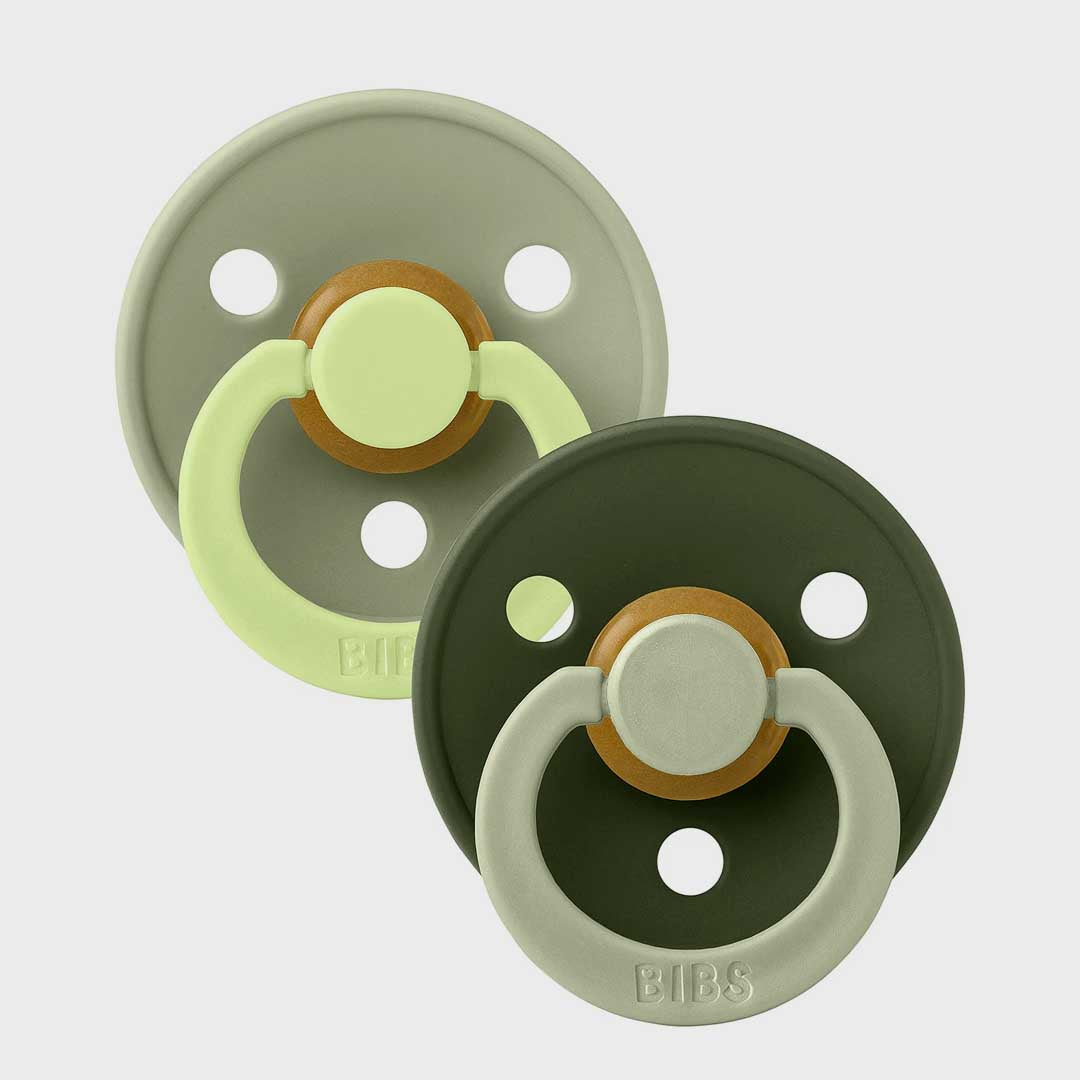 Bibs Dummies Fusion Colour | Sage Hunter Green mix