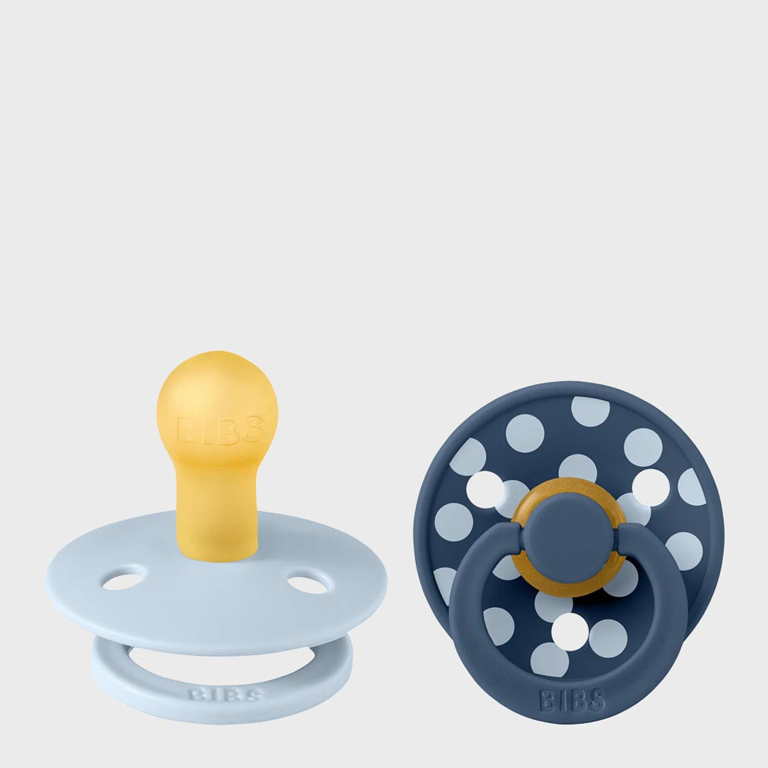 BIBS Studio Polka | Baby Blue Steel Blue
