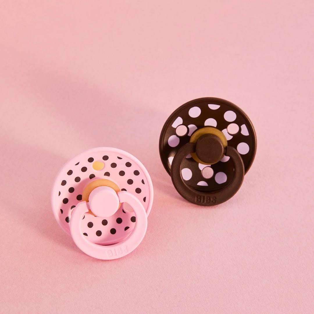 BIBS Studio Polka | Baby Pink Mocha