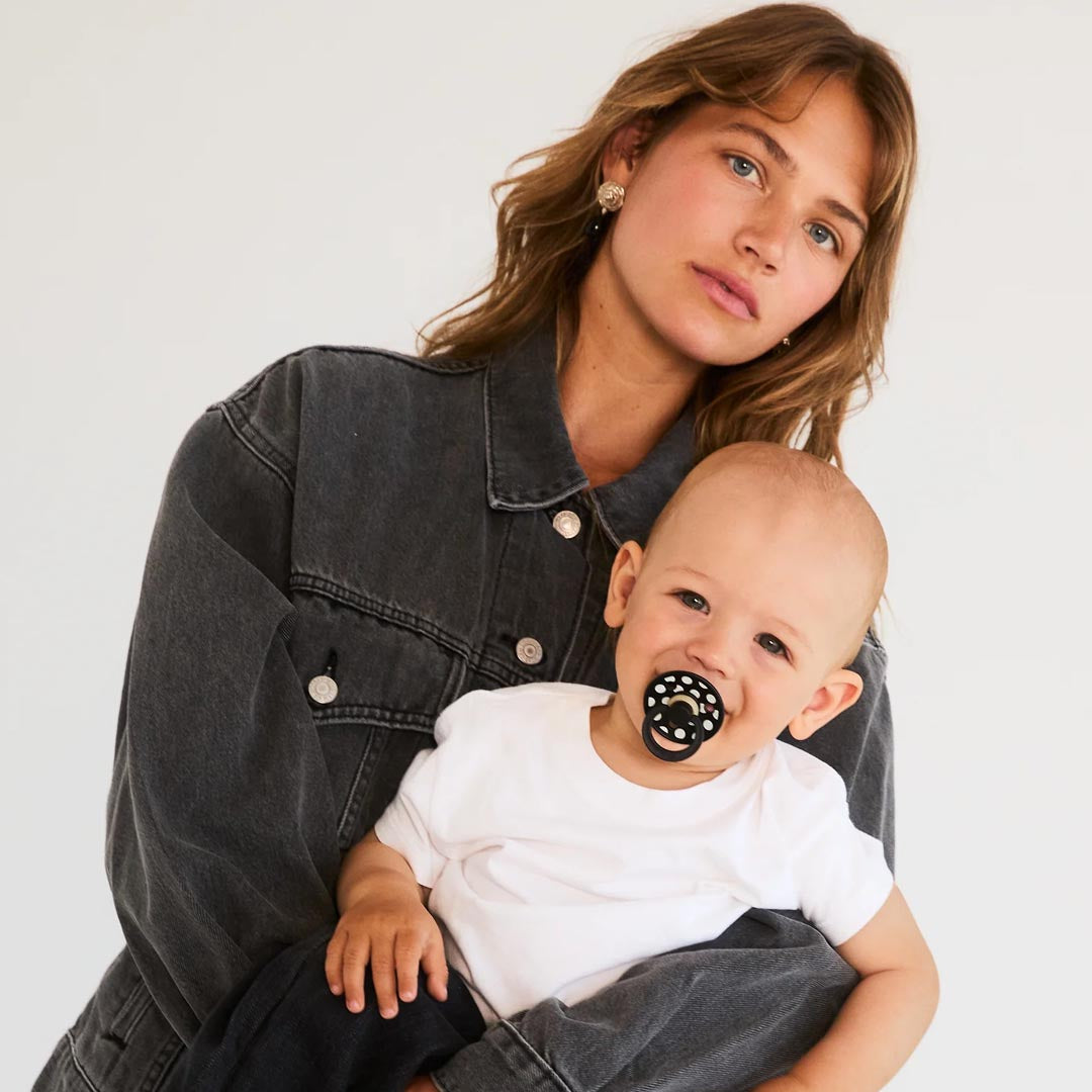 BIBS Studio Polka | Ivory Black