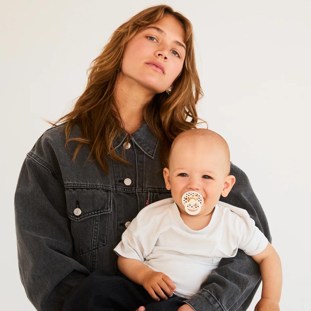 BIBS Studio Polka | Ivory Black