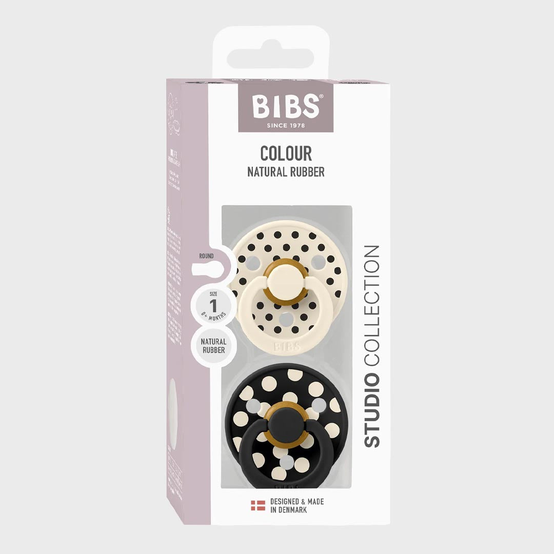 BIBS Studio Polka | Ivory Black