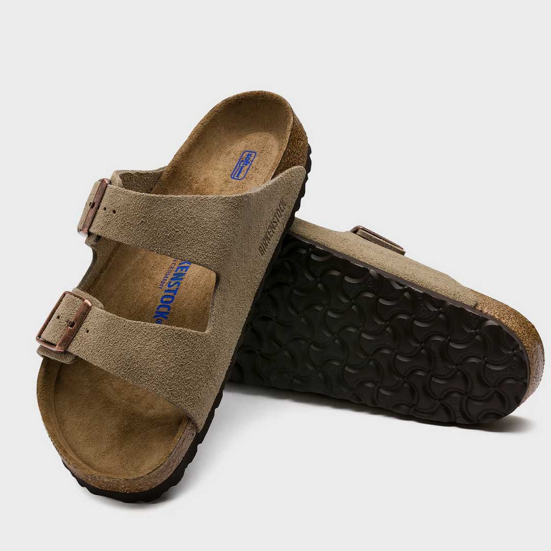 Arizona Suede Leather | Taupe (Narrow)