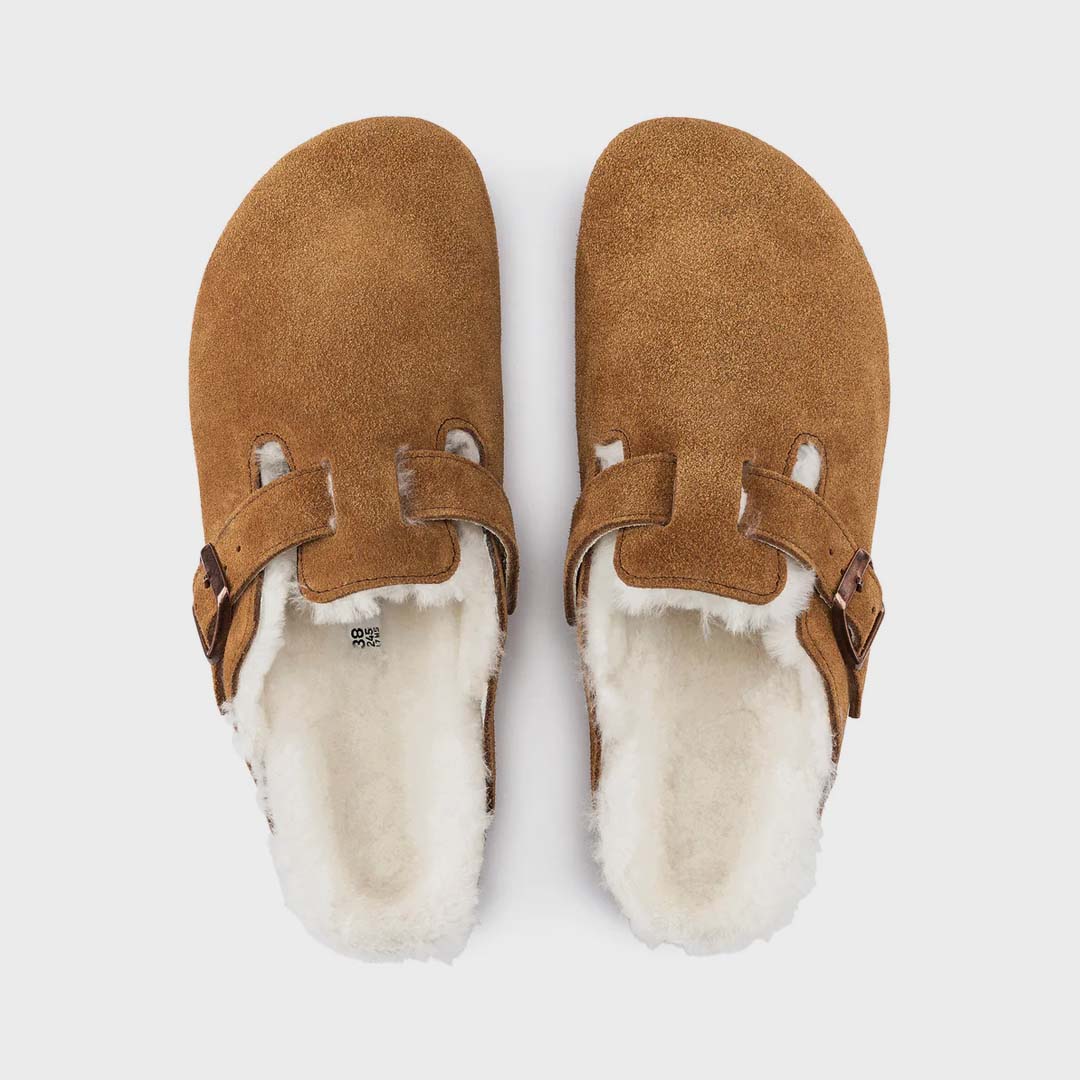 BOSTON | SHEARLING MINK SUEDE LEATHER (Narrow)