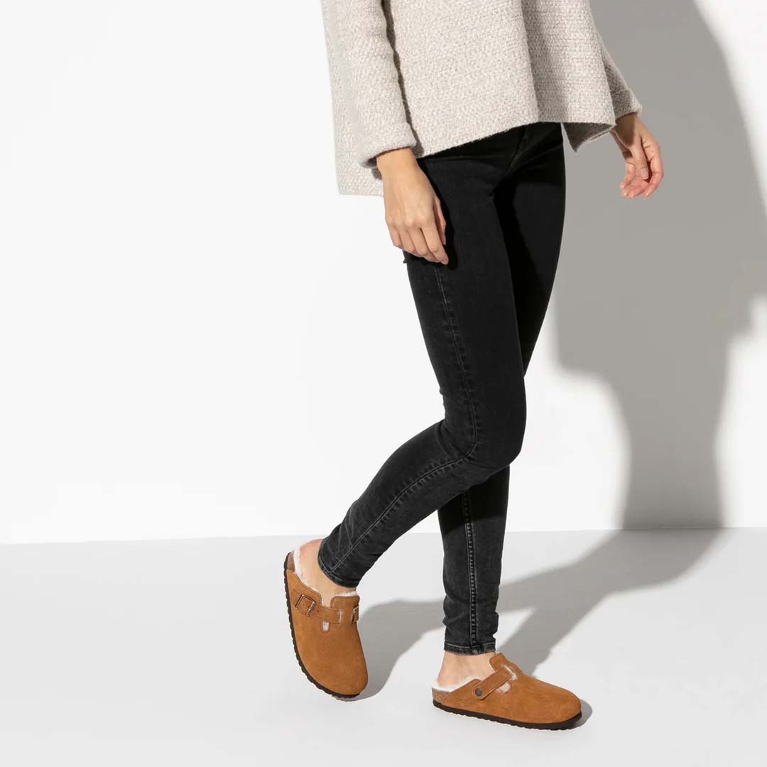BOSTON | SHEARLING MINK SUEDE LEATHER (Narrow)