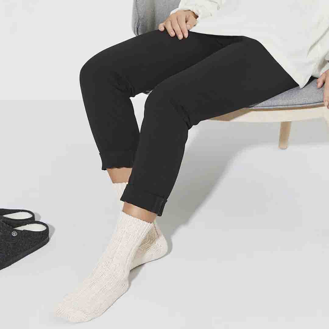 Cotton Twist Sock | Off White