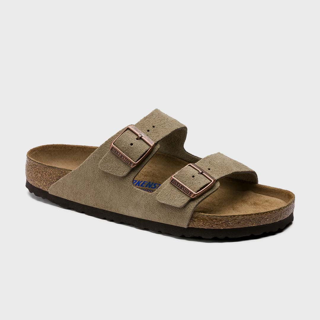 Arizona Suede Leather | Taupe (Narrow)