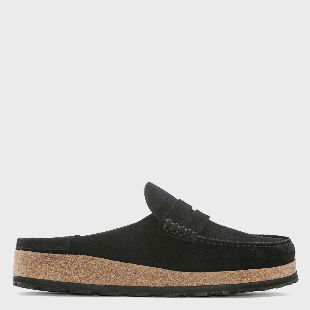 Naples | Black Suede Leather (Regular)