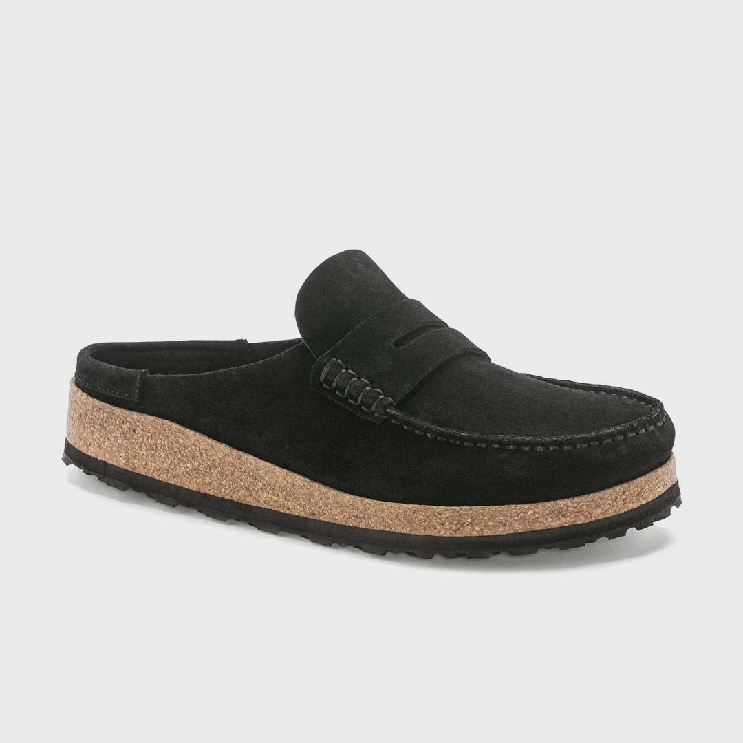 Naples | Black Suede Leather (Regular)