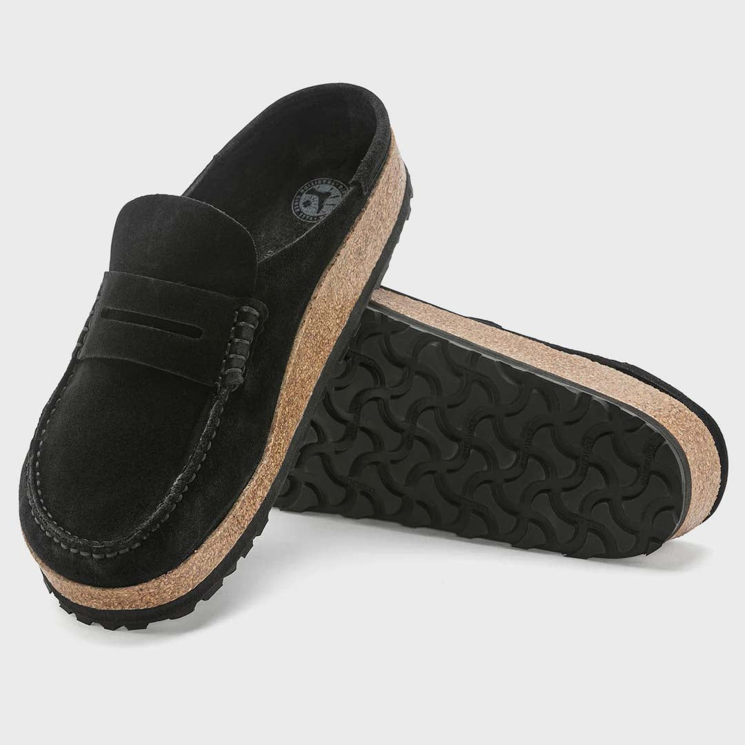 Naples | Black Suede Leather (Regular)