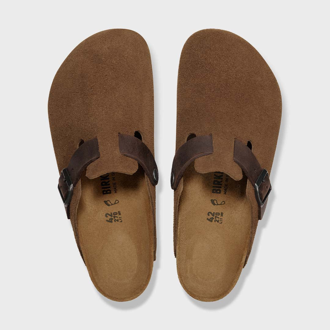 Boston | Dark Tea Oiled Suede (Regular)