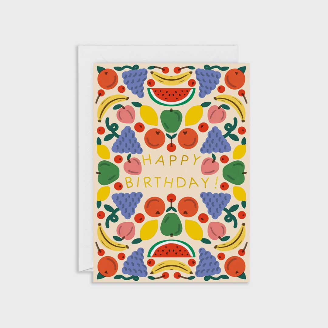 Birthday Card | Happy Birthday Fruits