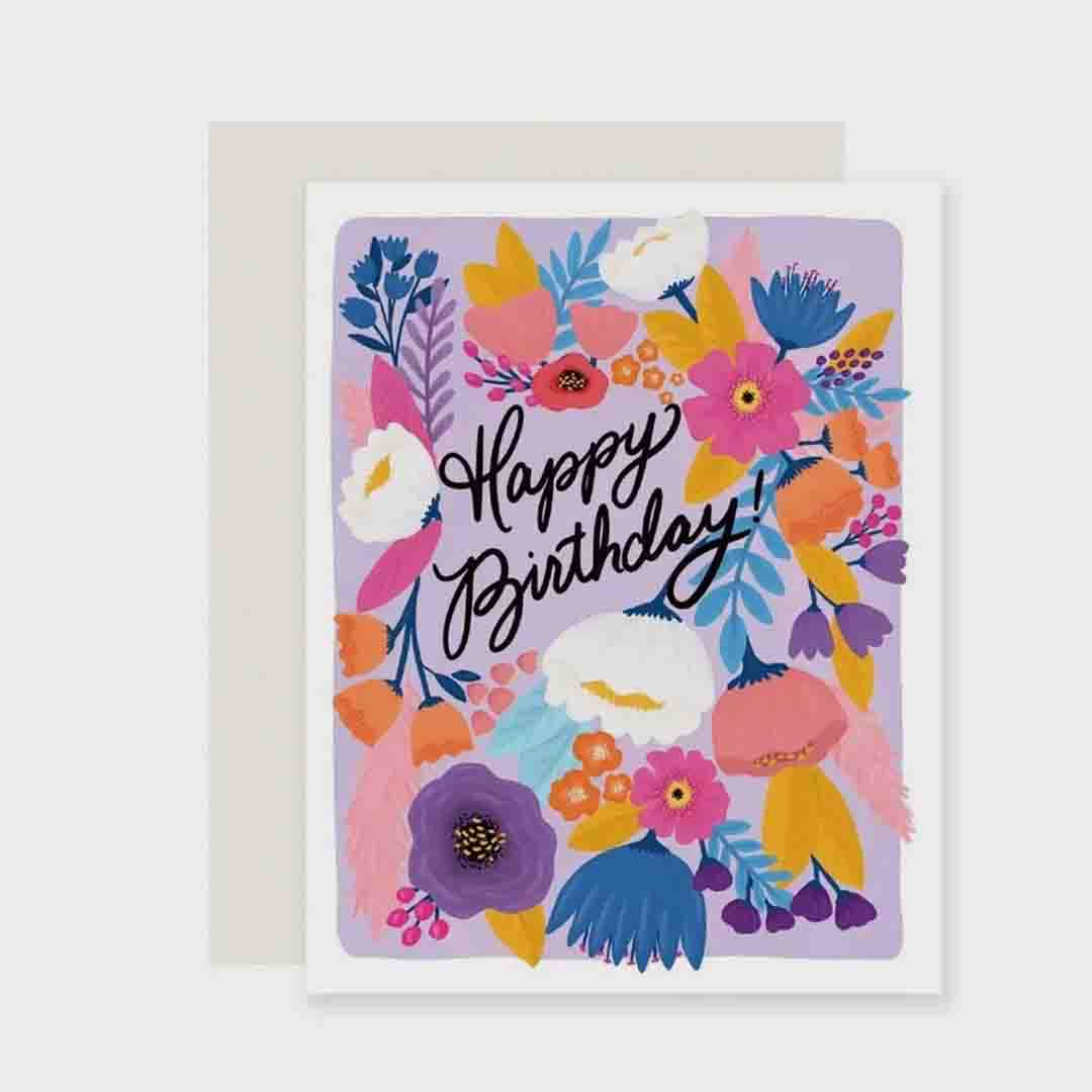 Birthday Card | Floral Fiesta