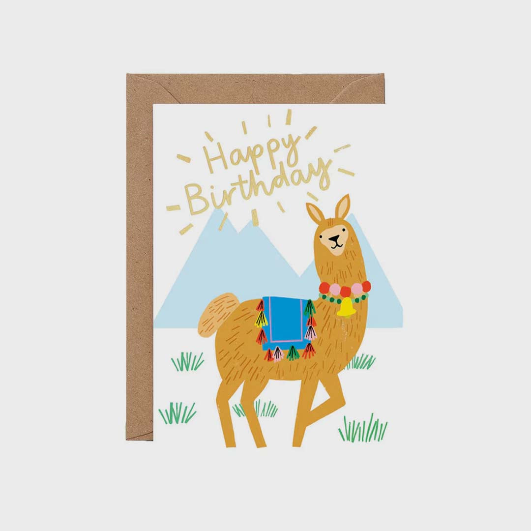 Birthday Card | Happy Birthday Llama