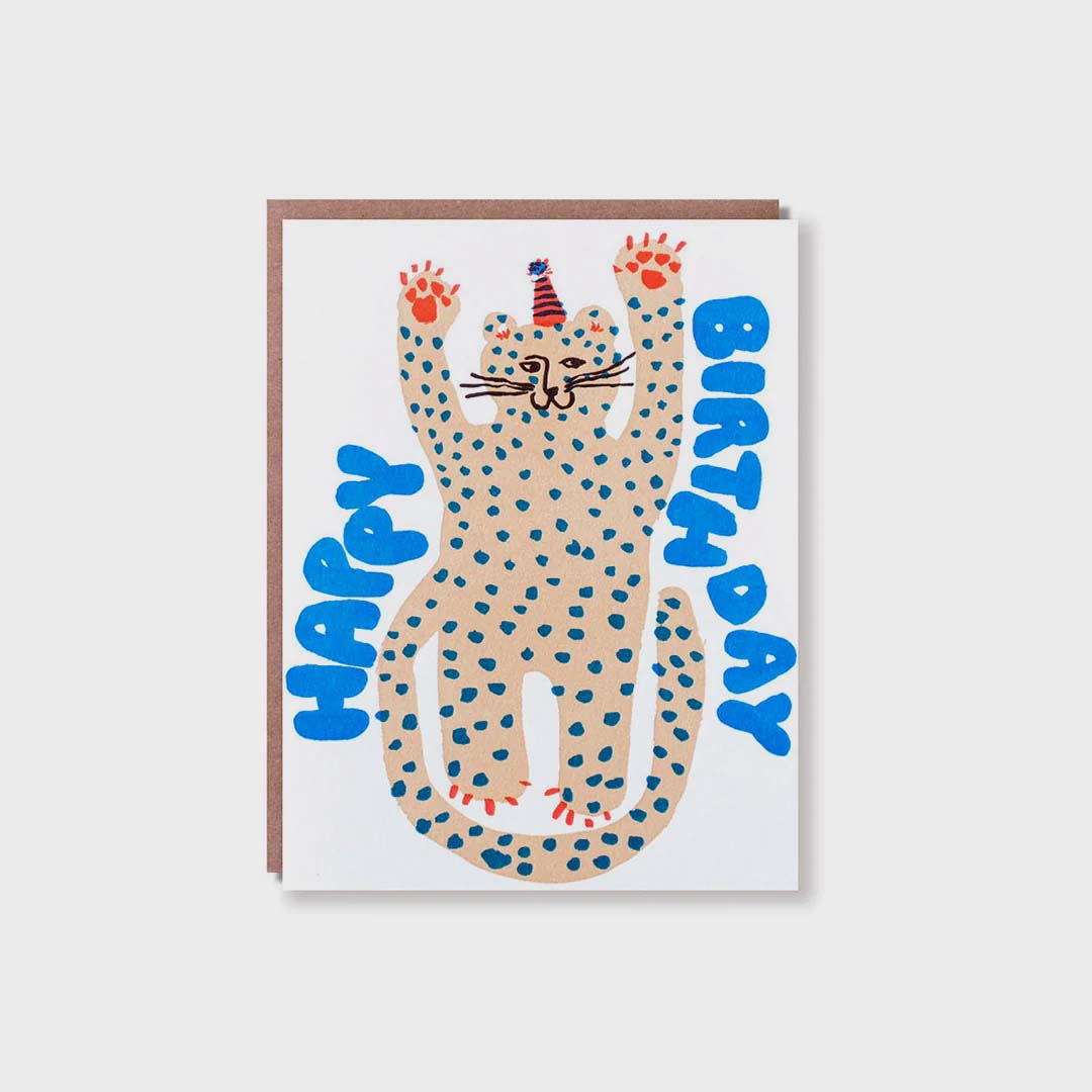 Birthday Card | Party Cheetah