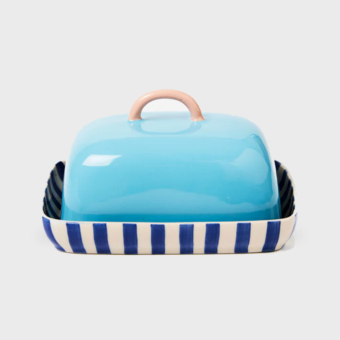Bloomie Butter Dish | Blue