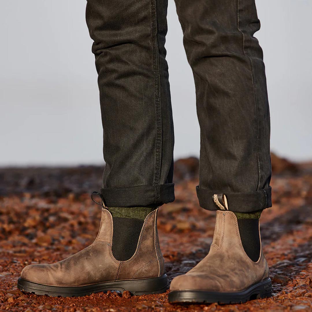 2446 Elastic Sided Boot | Clay