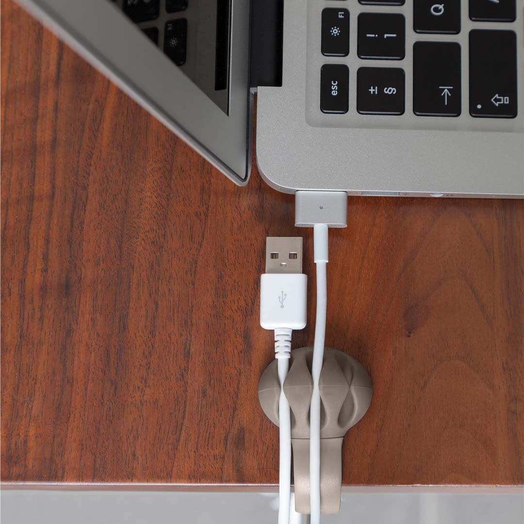 DESK CABLE CLIP | CHARCOAL