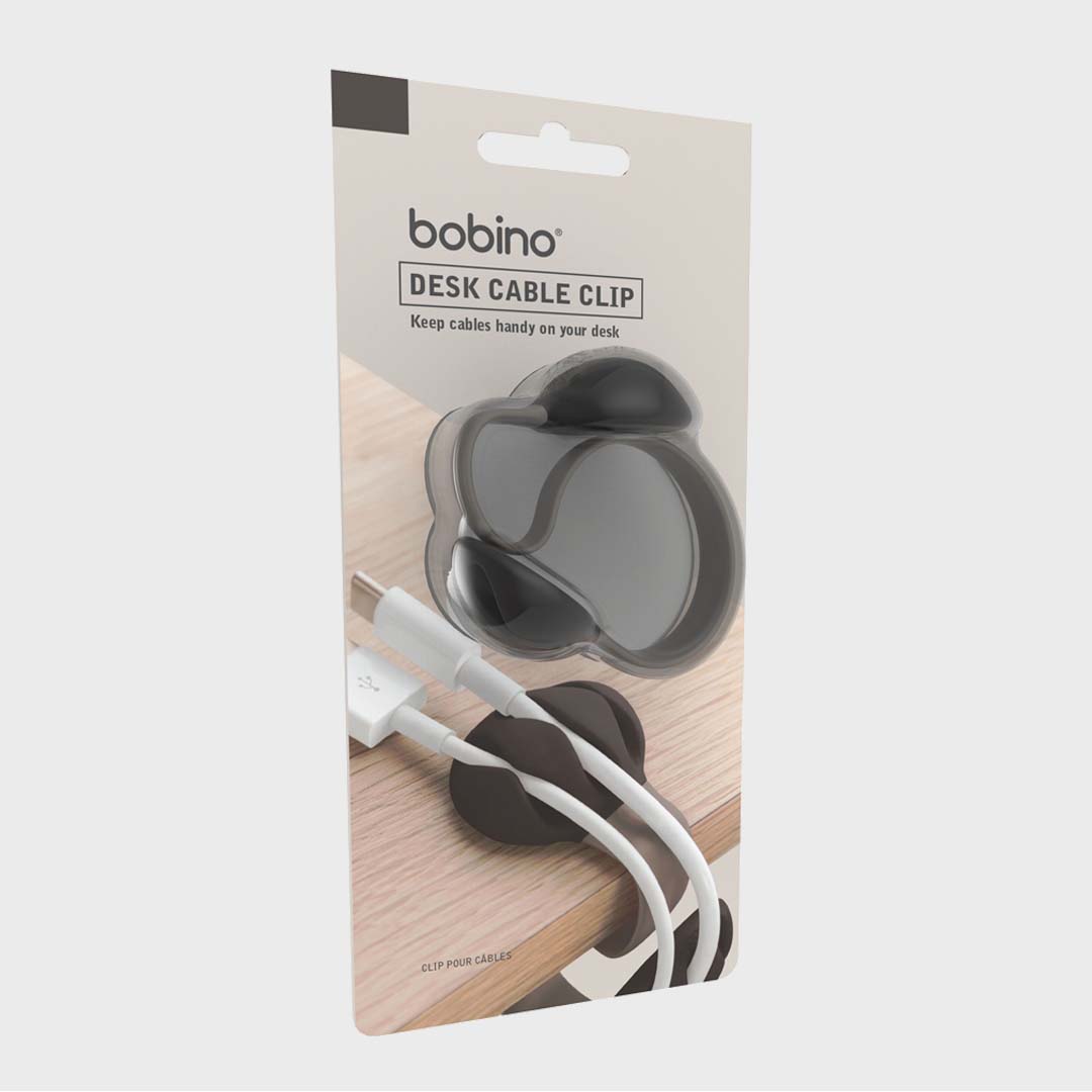 DESK CABLE CLIP | CHARCOAL