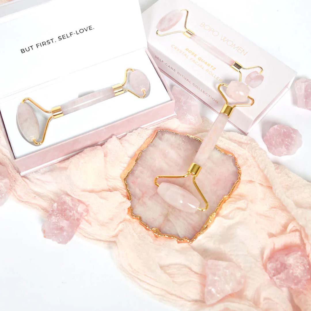 Facial Roller | Rose Quartz