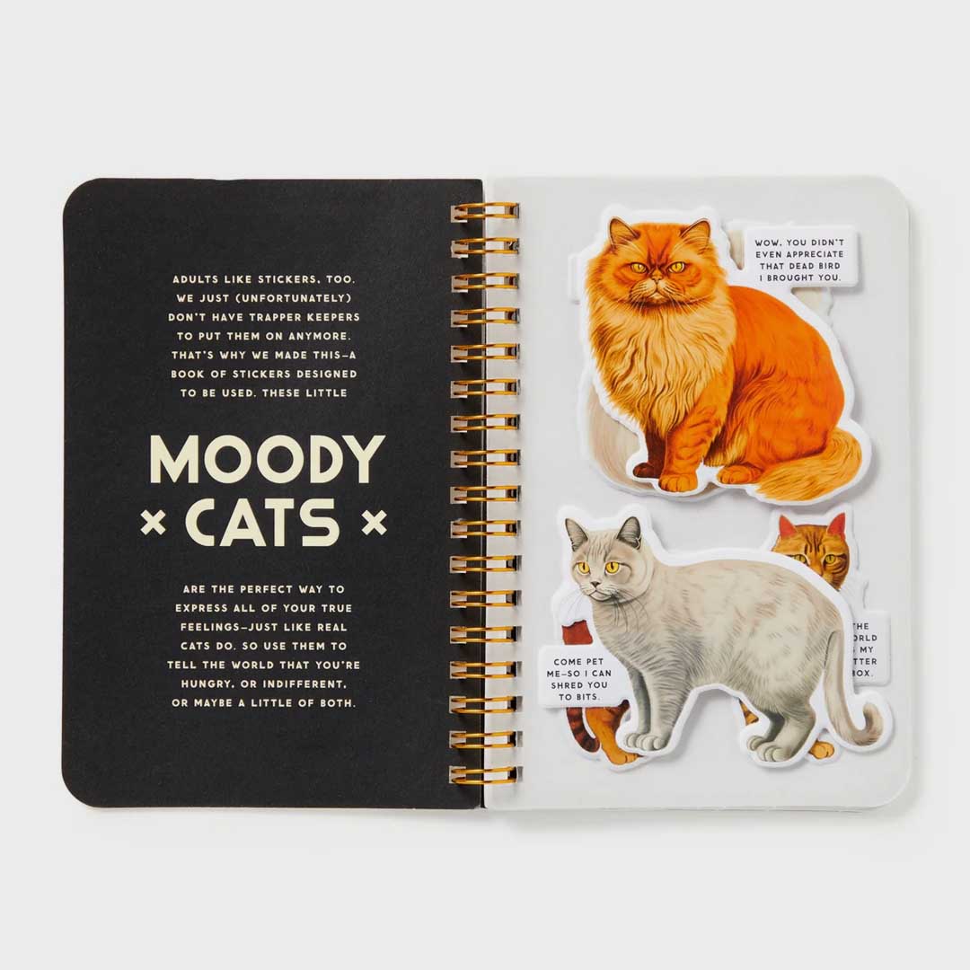 Moody Cats | Sticker Book