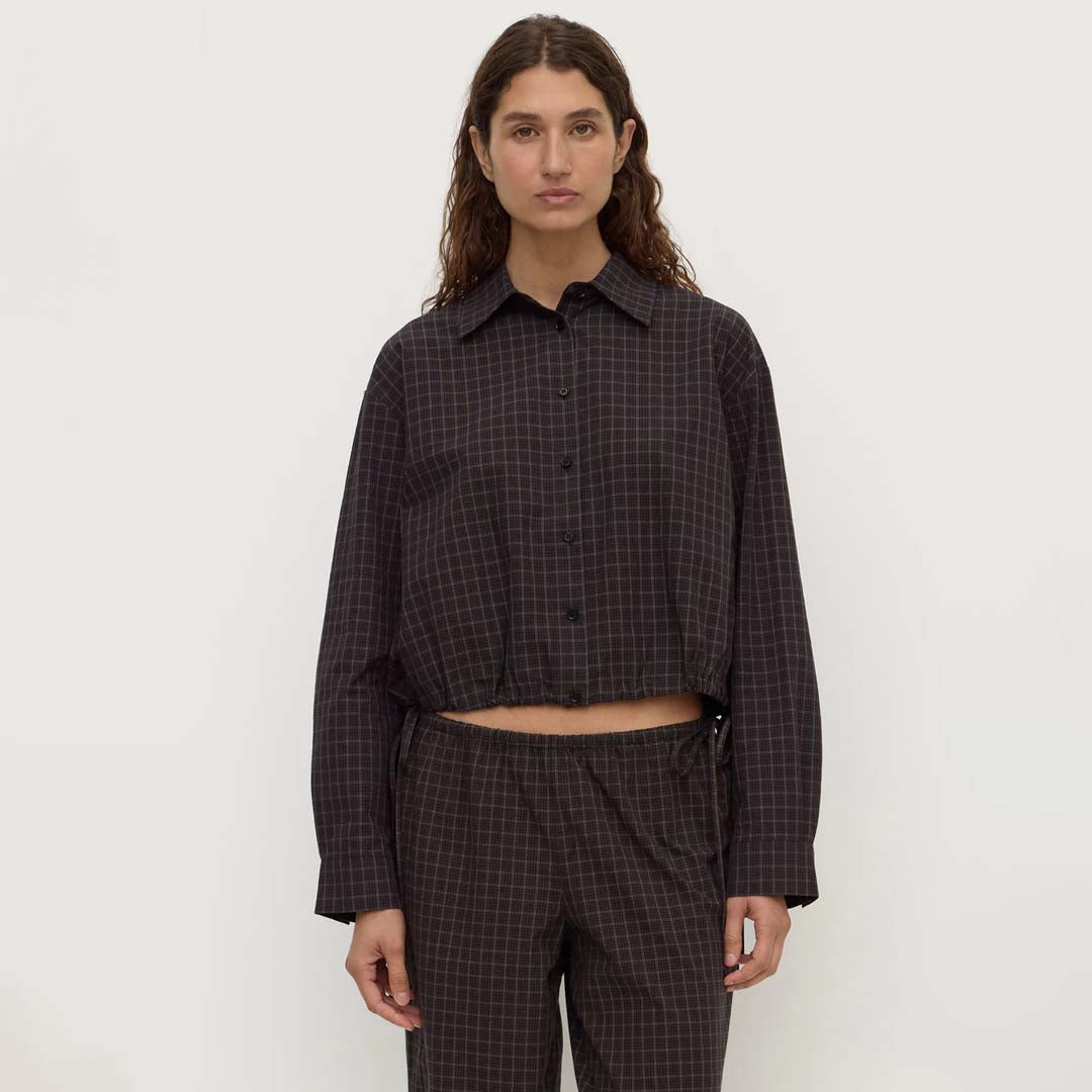Eddie Check Shirt | Brown Black