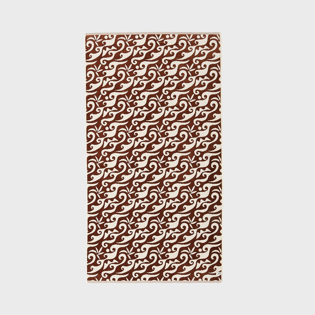 Bailey Woven Towel | Toast — product view 1