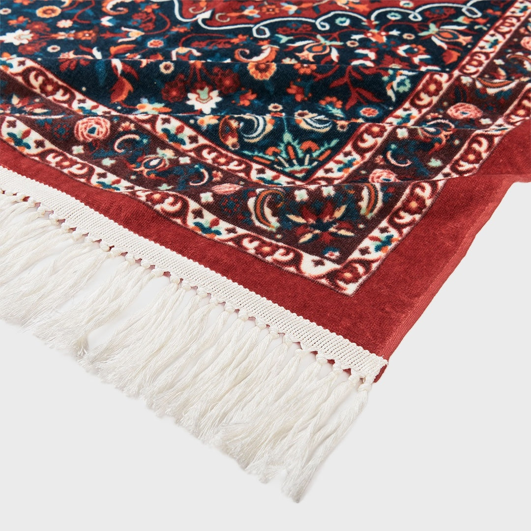 Haven Beach Towel | Burgundy — product view 6