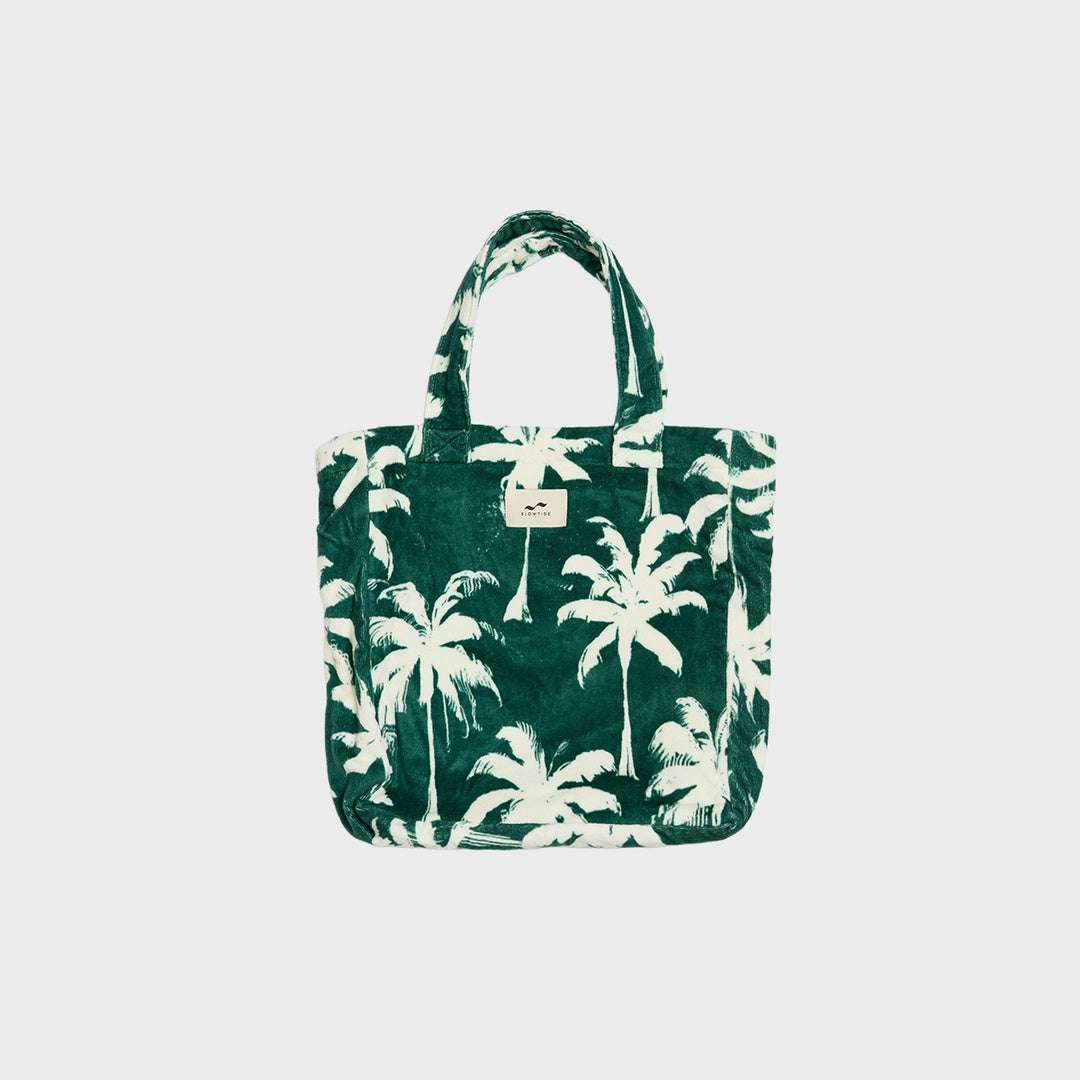 Luca Terry Tote | Kale — product view 1
