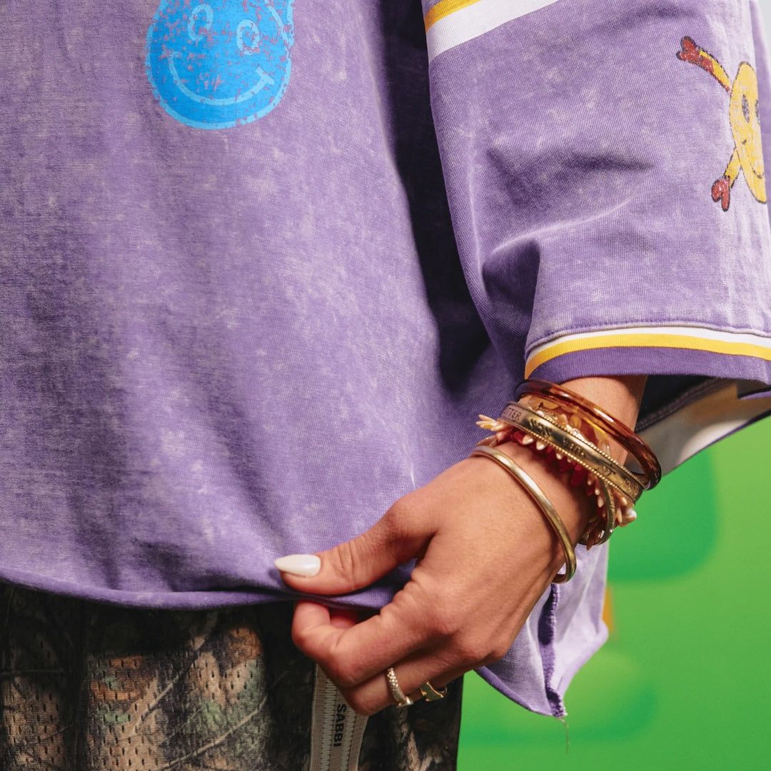 The Glad Rag Tee — garment detail