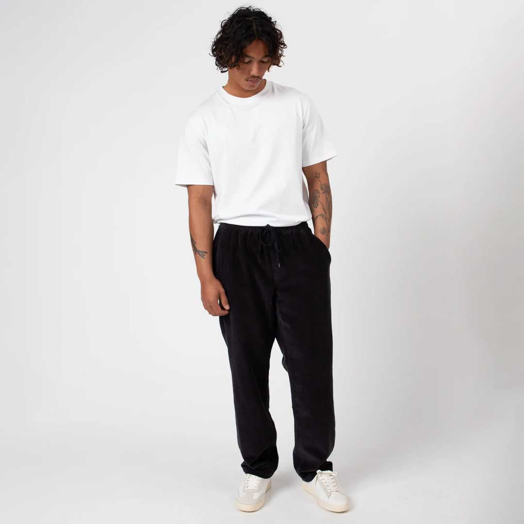 Burbank Elastic Cord Pant | Charcoal