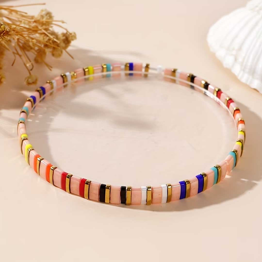 Tila Bracelet | Pink Rainbow