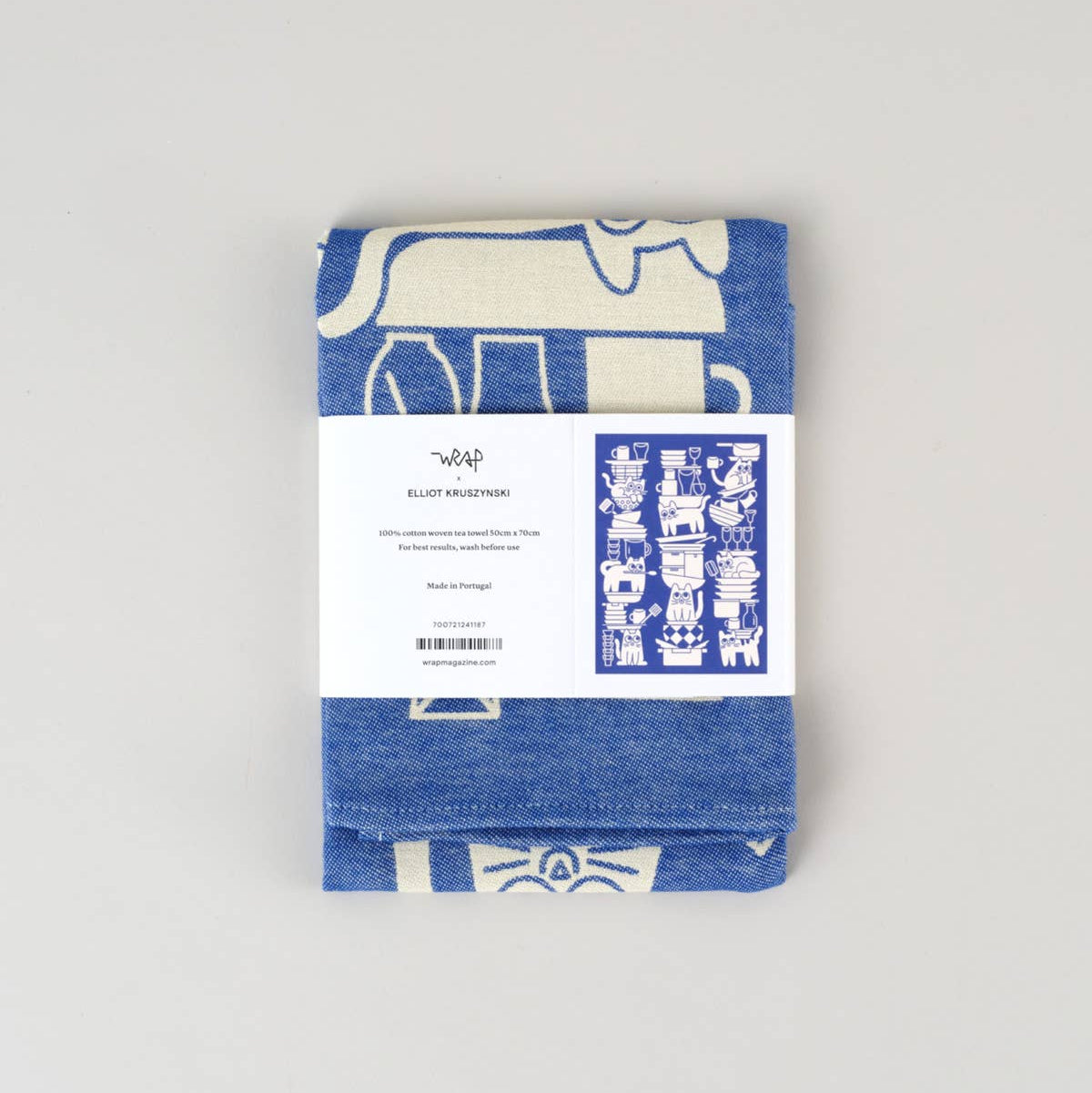 Tea Towel | Woven Kitchen Cats