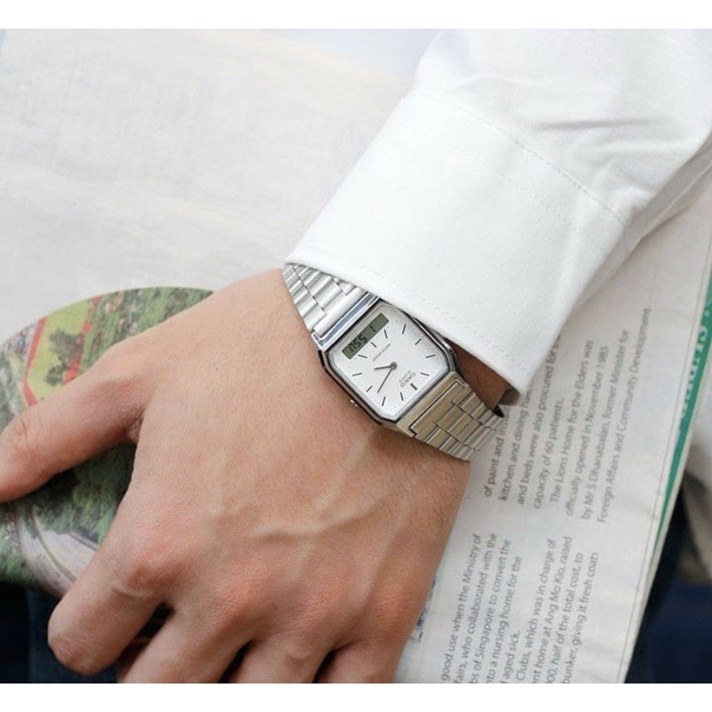 Casio Dress Duo | Silver White