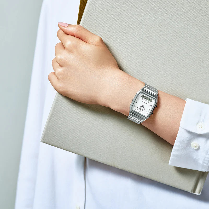 Casio Dress Duo | Silver White