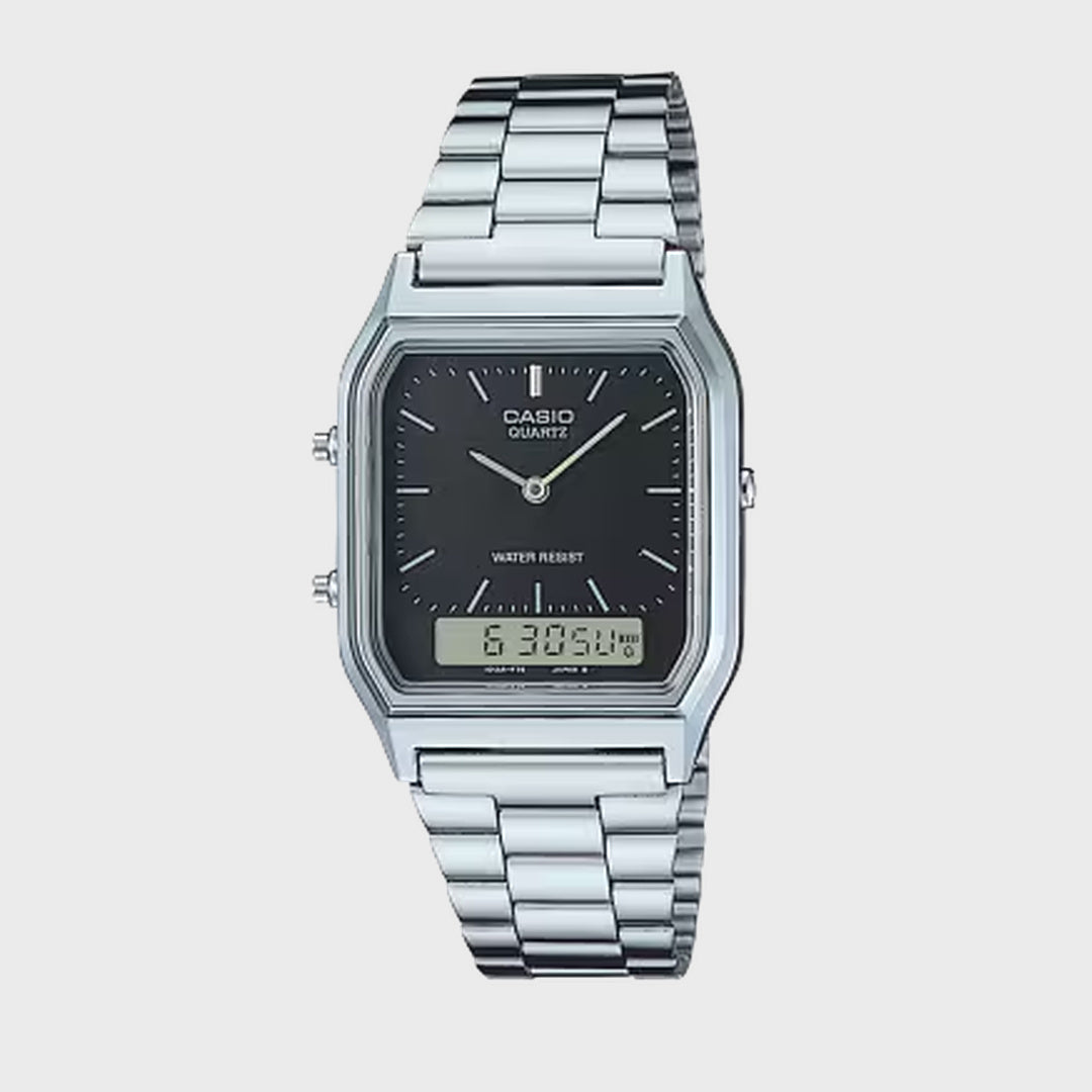 Casio Dress Duo | Black Silver