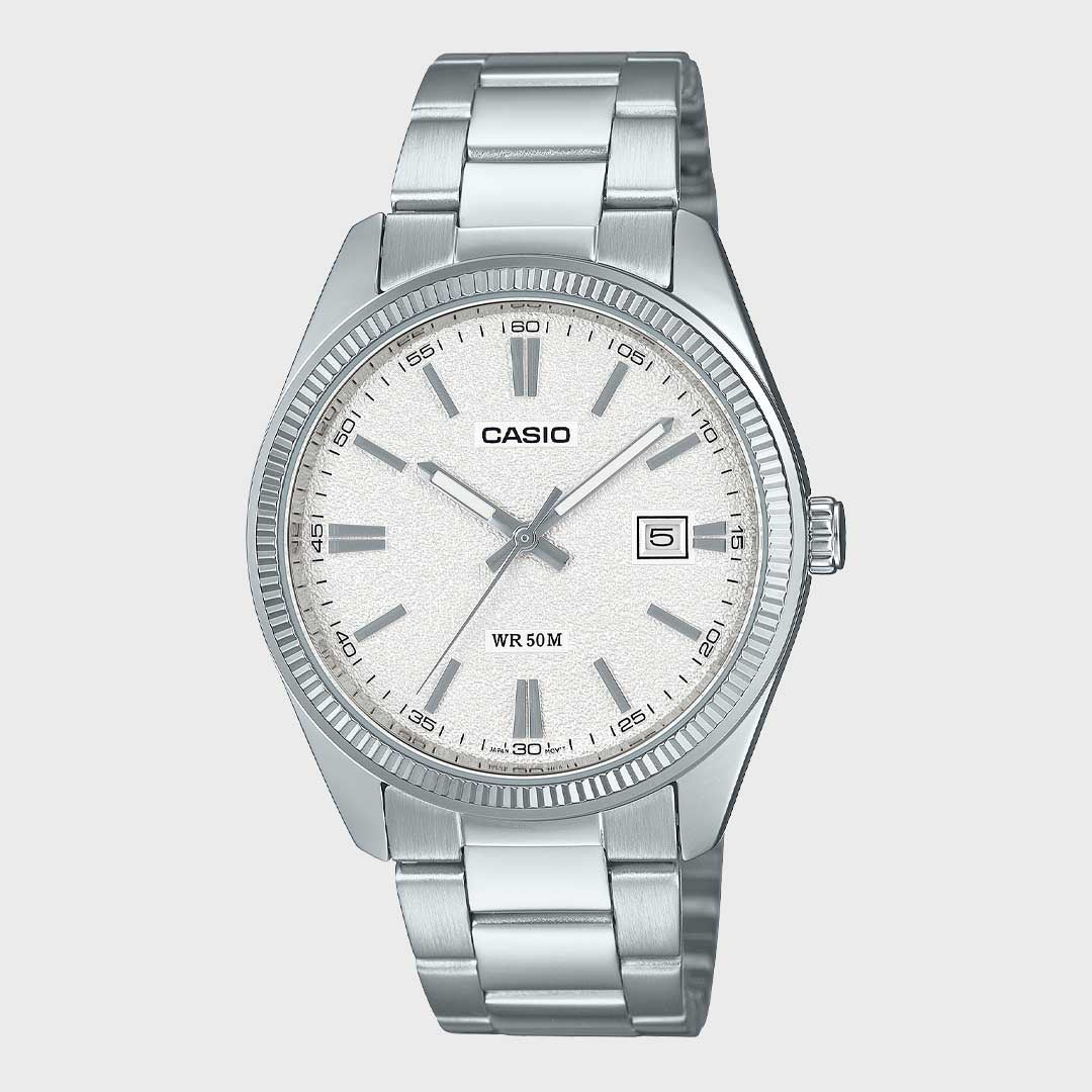 Vintage Date | Silver Linen Dial