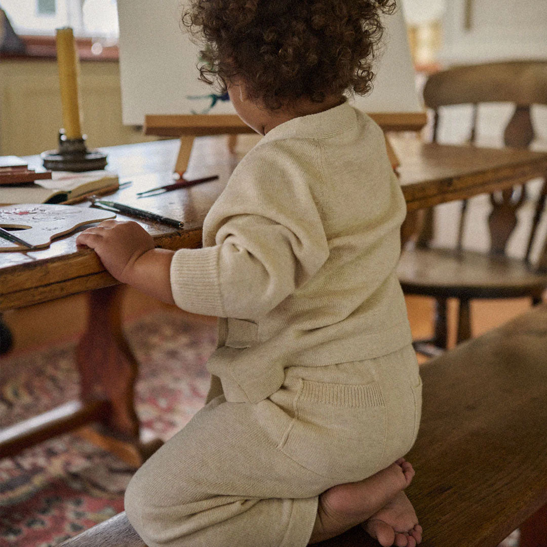 Cecil Cardigan | Oatmeal Marl