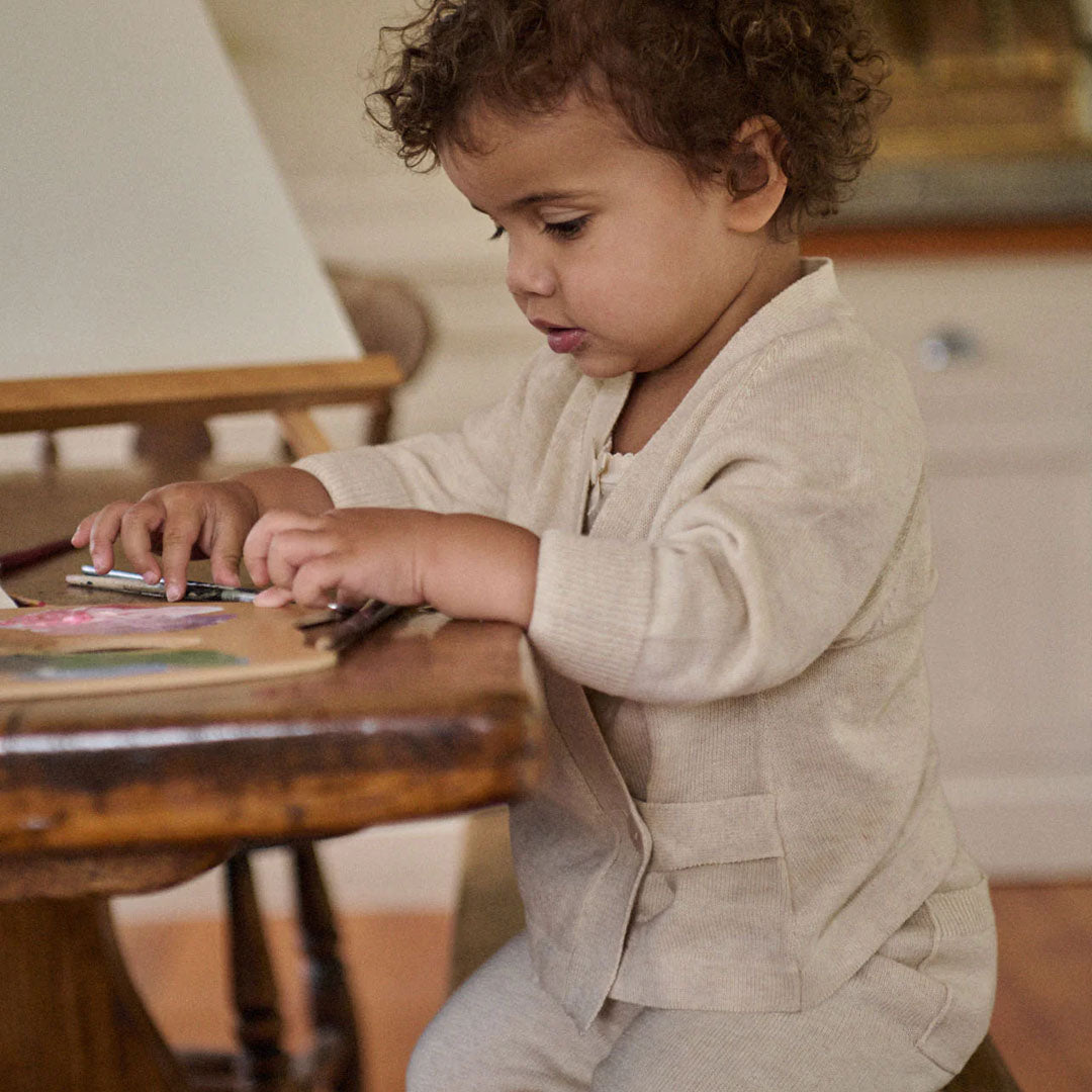 Cecil Pant | Oatmeal Marle