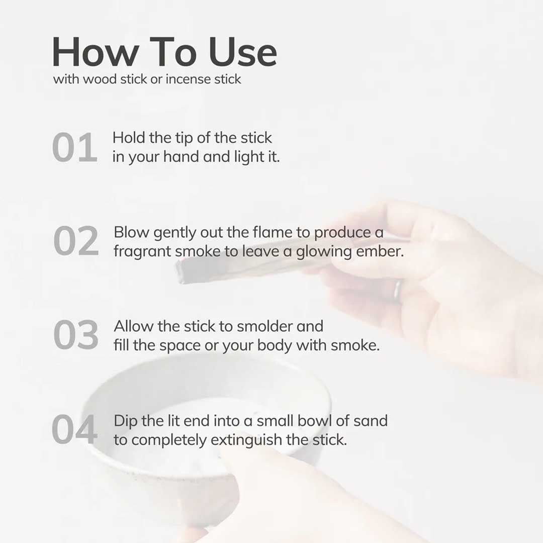 Black Copal Incense | 7 Hand-Rolled Sticks