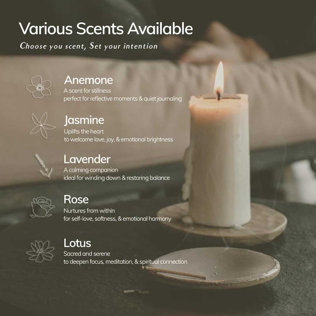 Lavender Japanese Incense Stick Set | 30 Sticks