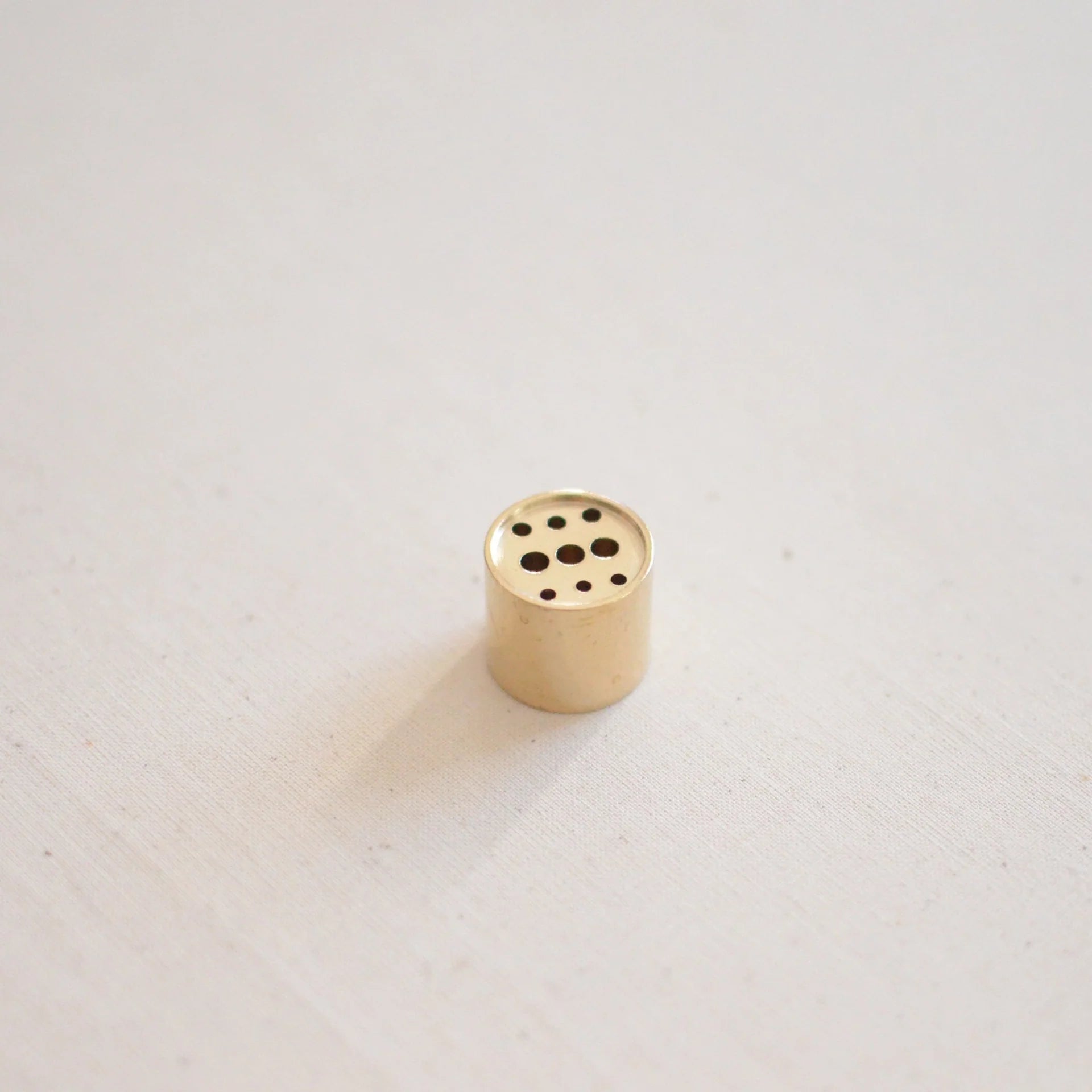 CYLINDER INCENSE HOLDER | BRASS
