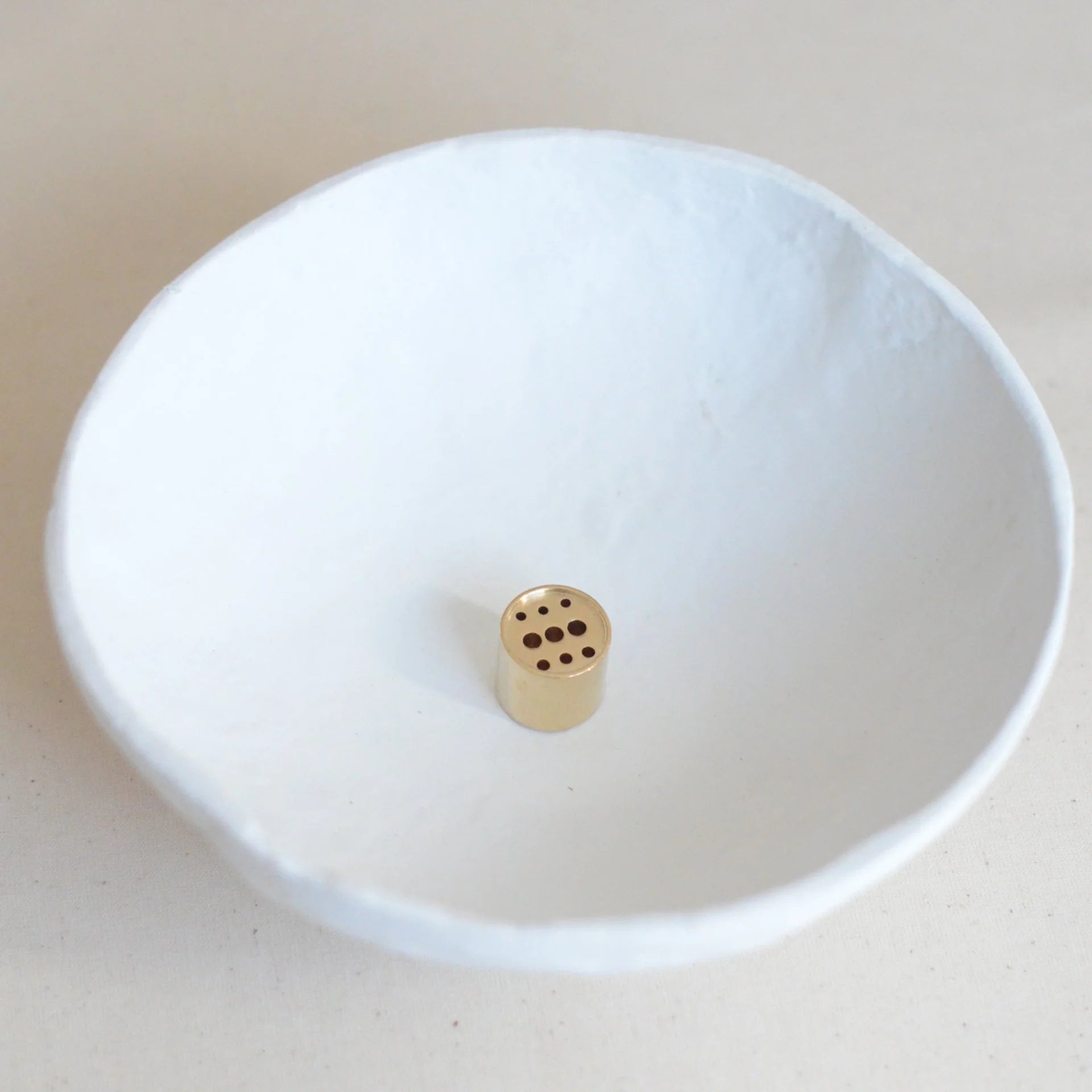 CYLINDER INCENSE HOLDER | BRASS