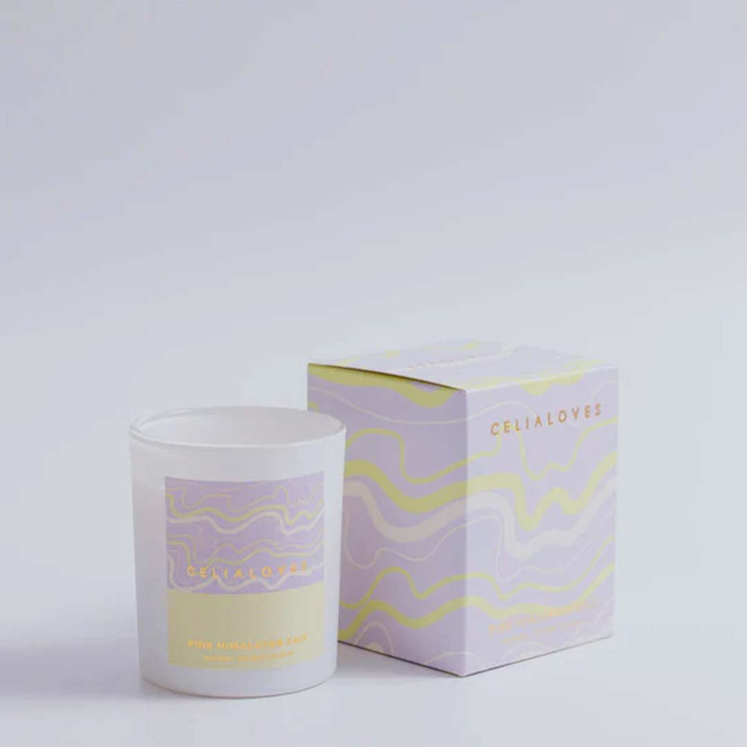 CELIA LOVES CANDLE 40hr | PINK HIMALYAN SALT