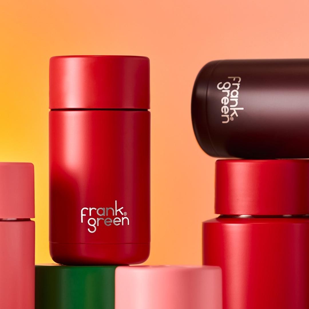 Ceramic 12oz (355ml) Reusable Cup | Atomic Red