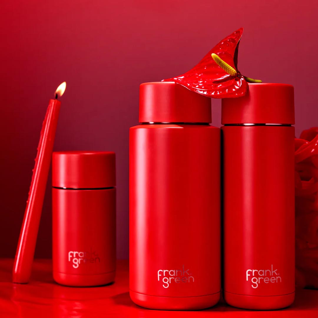 Ceramic 12oz (355ml) Reusable Cup | Atomic Red