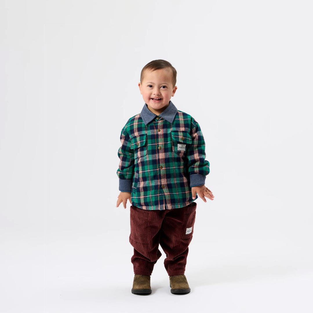 Check Padded Shacket